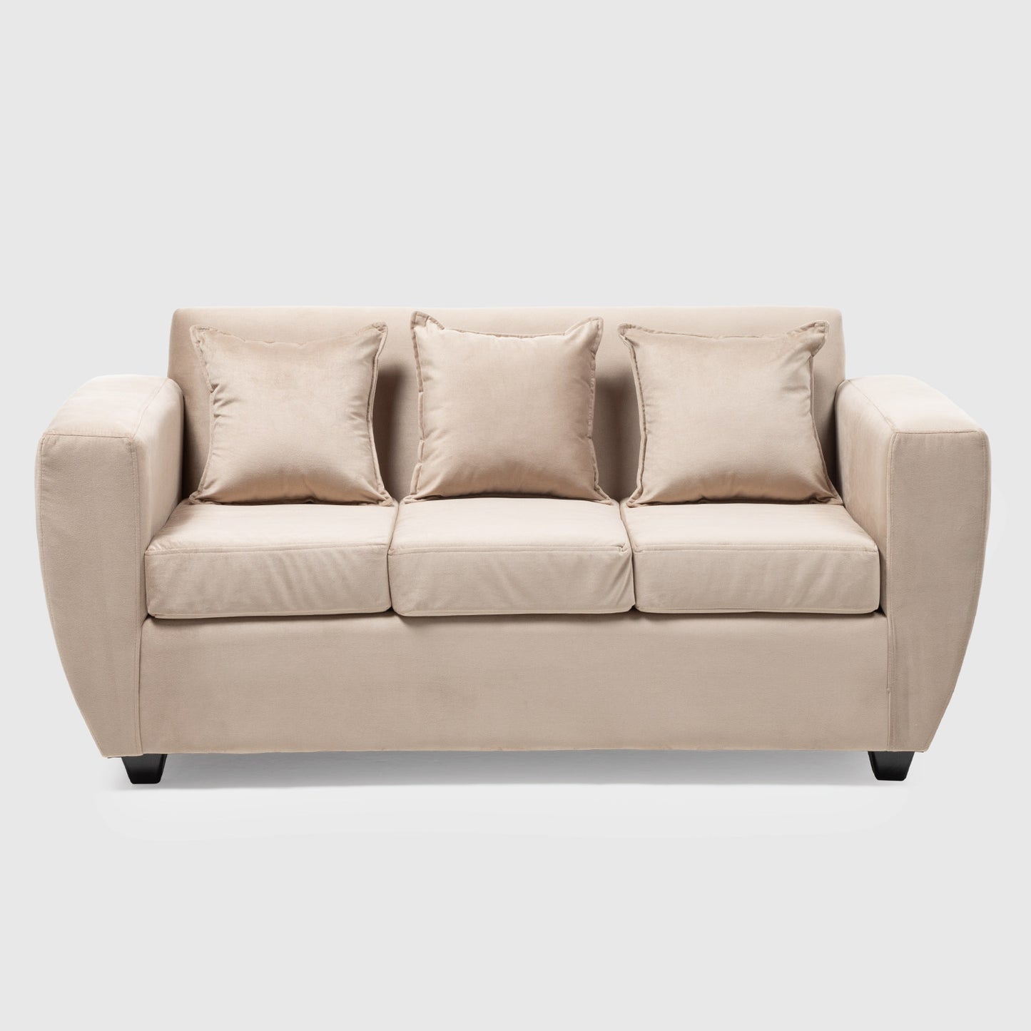 Sofa 3 Cuerpos Kansas Felpa