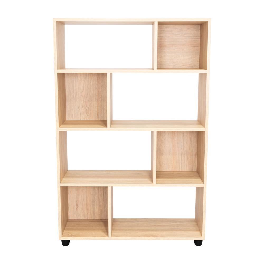 Biblioteca India, Beige, con Tres Entrepaños y Cuatro Divisiones (vista 4)