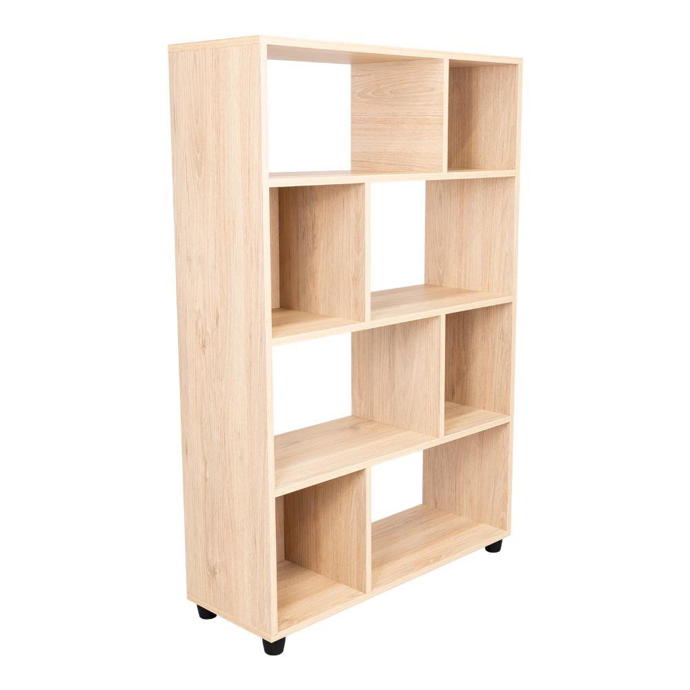 Biblioteca India, Beige, con Tres Entrepaños y Cuatro Divisiones (vista 3)