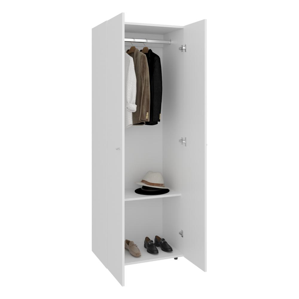 Closet Colgador Dos Puertas Tuhome, Blanco (vista 3)