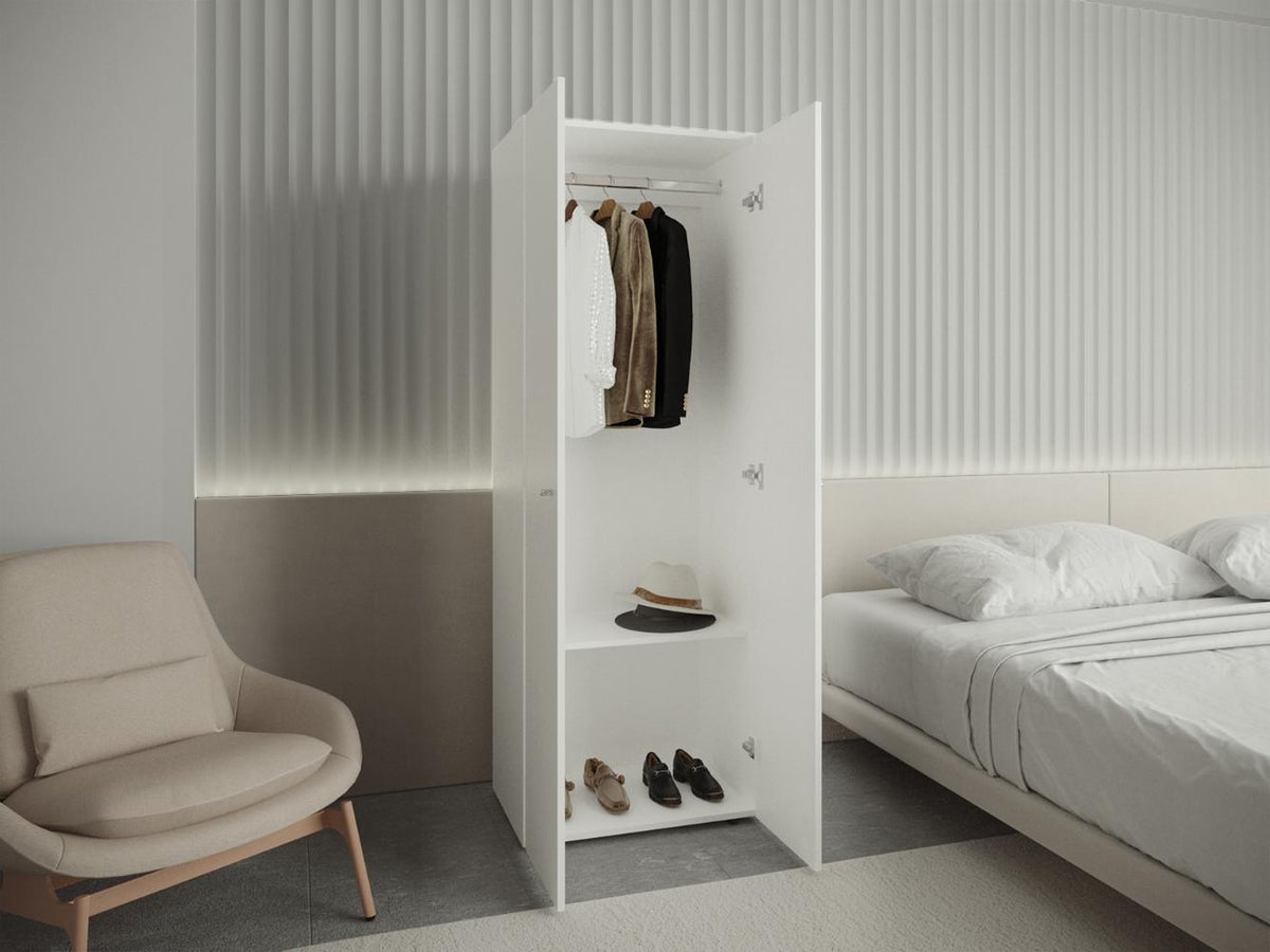 Closet Colgador Dos Puertas Tuhome, Blanco (vista 2)