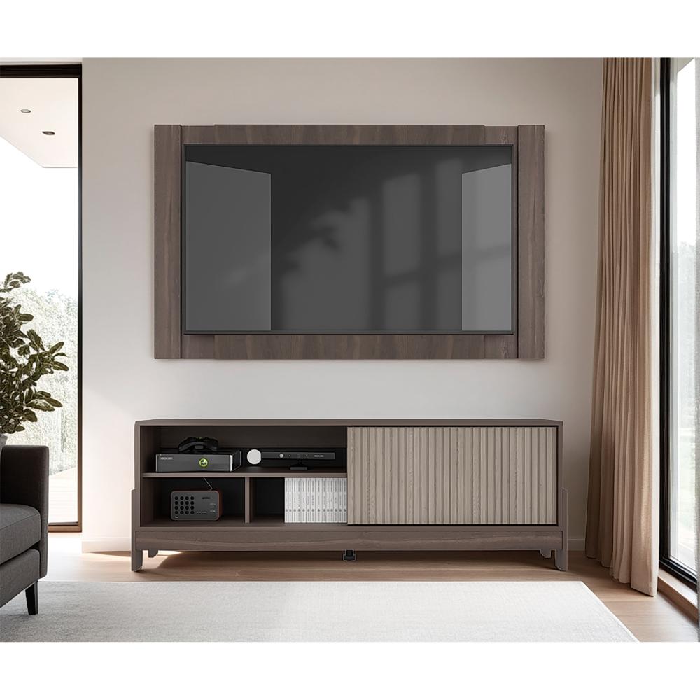 Rack Para Tv Odell, Milan y Roble Natural, Para Televisor desde 50" a 65" (vista 2)