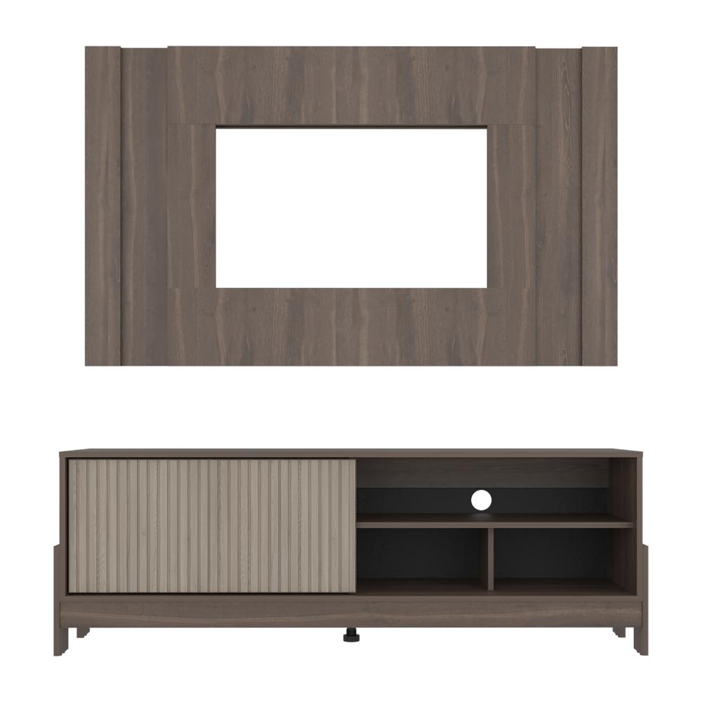 Rack Para Tv Odell, Milan y Roble Natural, Para Televisor desde 50" a 65" (vista 7)