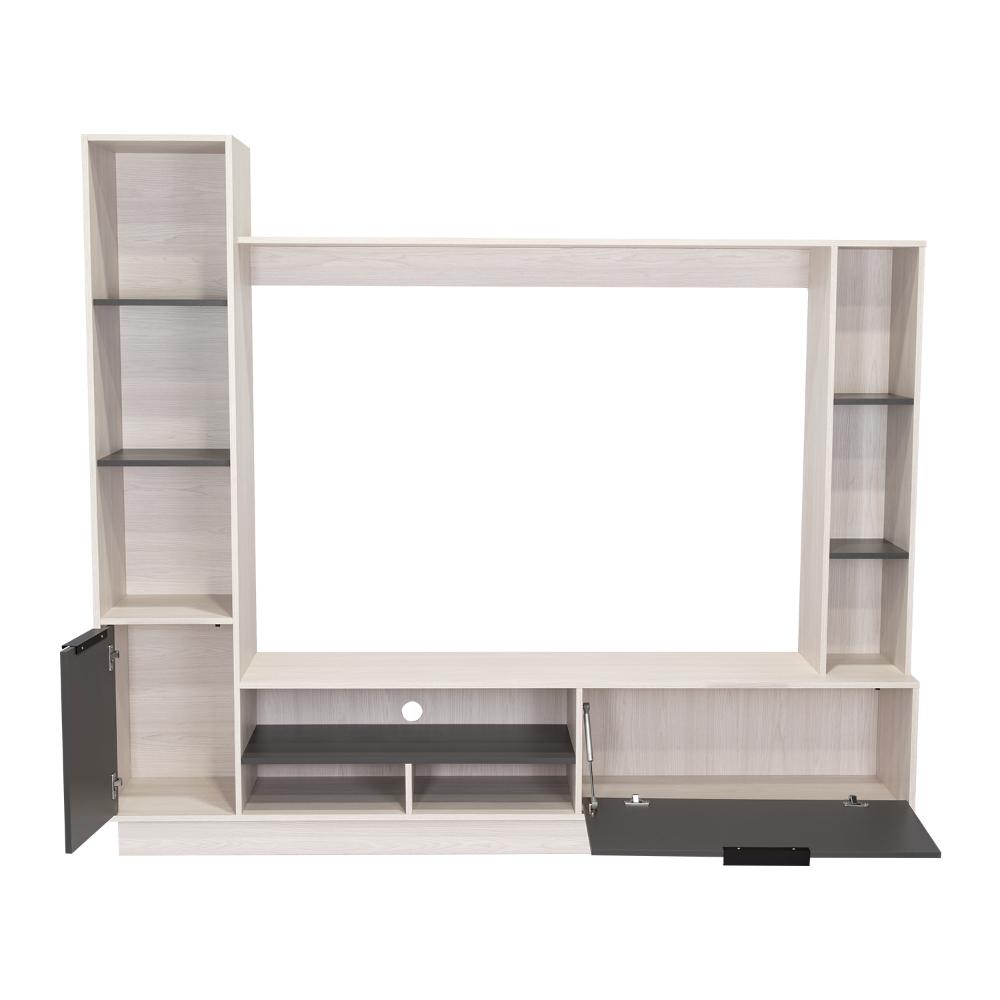 Rack para Tv Marsel, Nevado y Plata Oscuro, Para Televisor para 60 Pulgadas (vista 6)