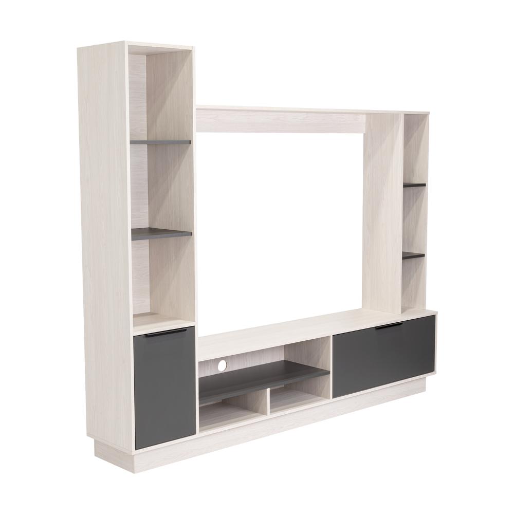 Rack para Tv Marsel, Nevado y Plata Oscuro, Para Televisor para 60 Pulgadas (vista 3)