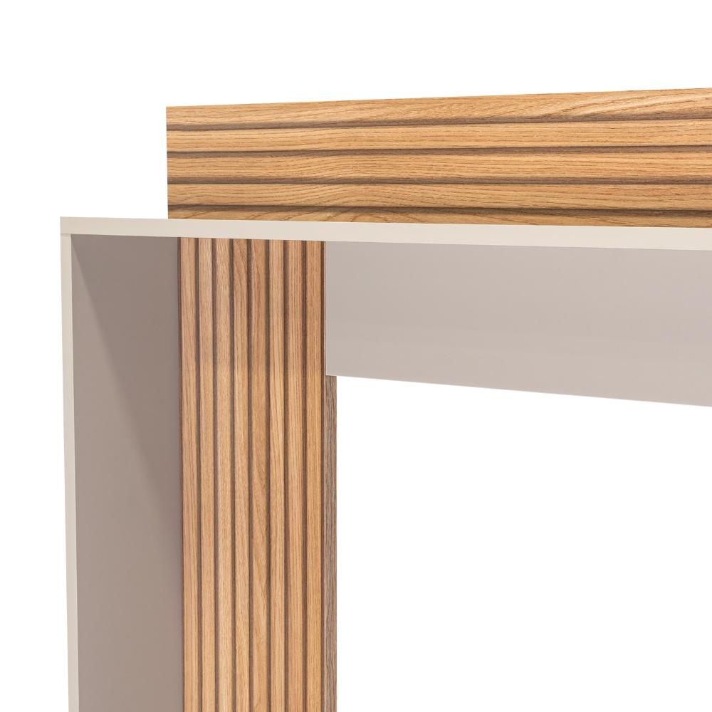 Rack Para Tv 70" Doha, Cocoa y Miel, Con Variedad de Entrepaños (vista 4)