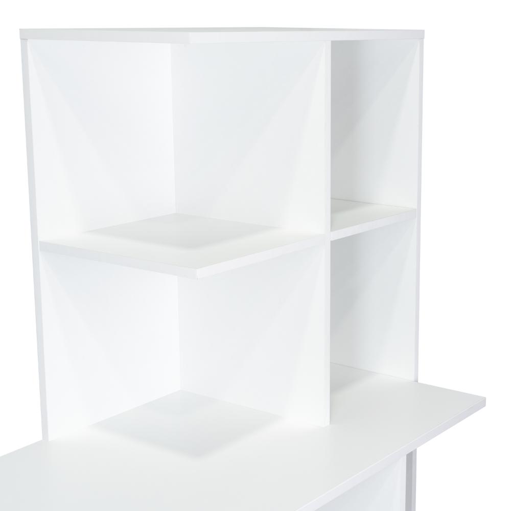 Combo Para Oficina Beto, Blanco Incluye Escritorio y Biblioteca (vista 11)