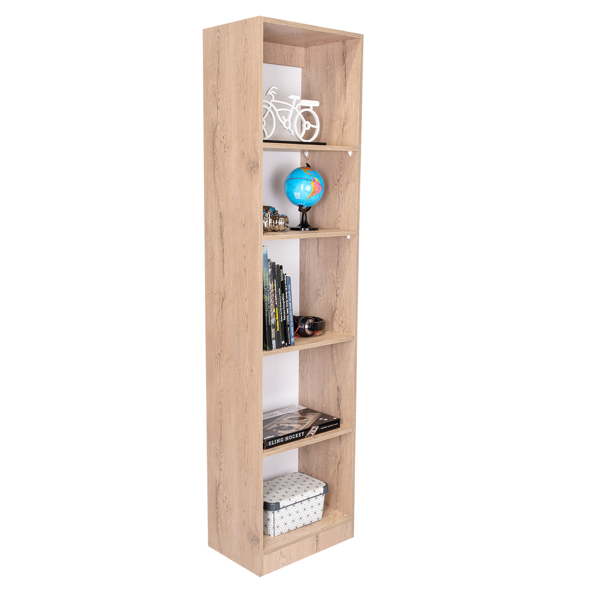 Estante E2Home, Macadamia, con varios entrepaños (vista 3)