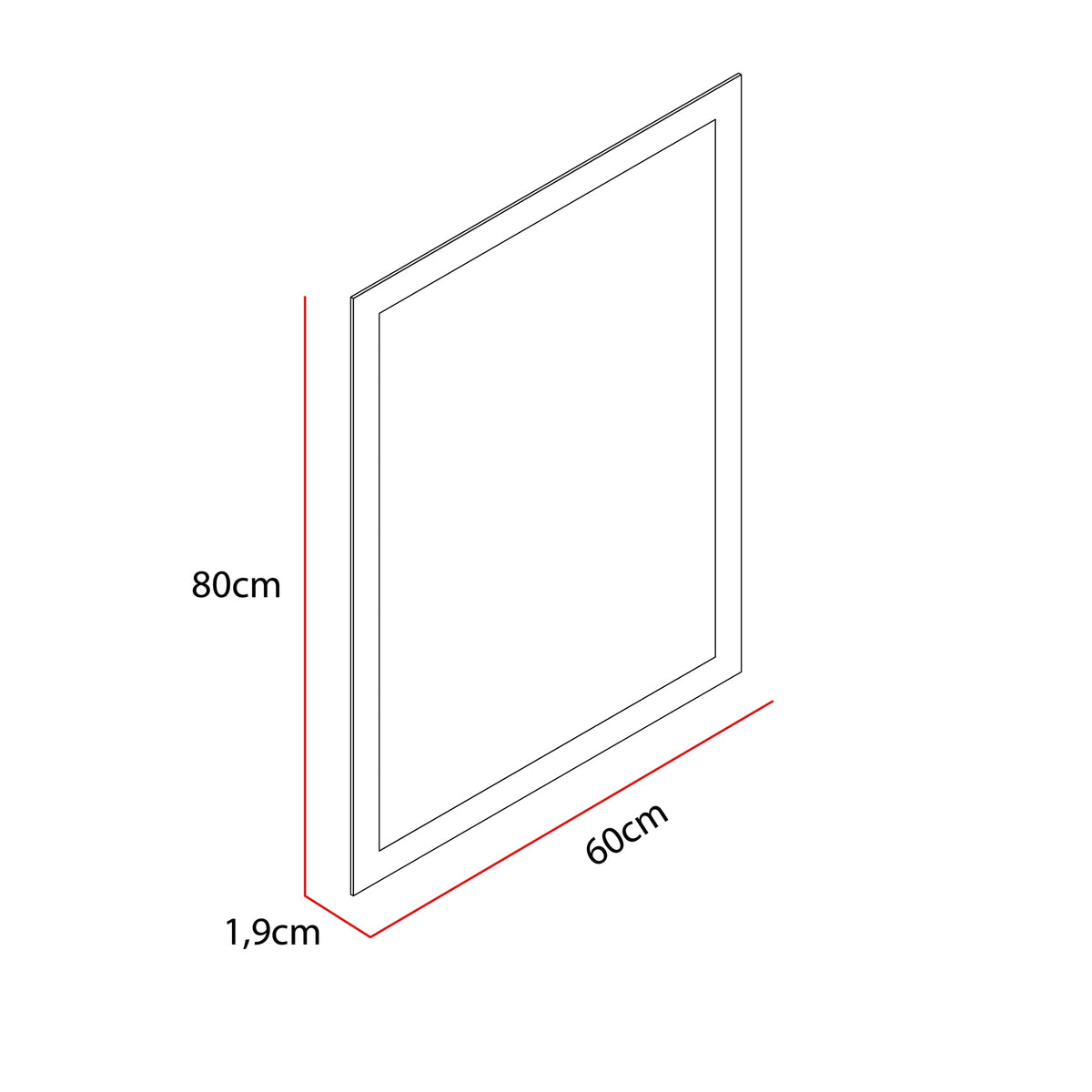 Espejo Rectangular 60, FM Furniture (vista 4)