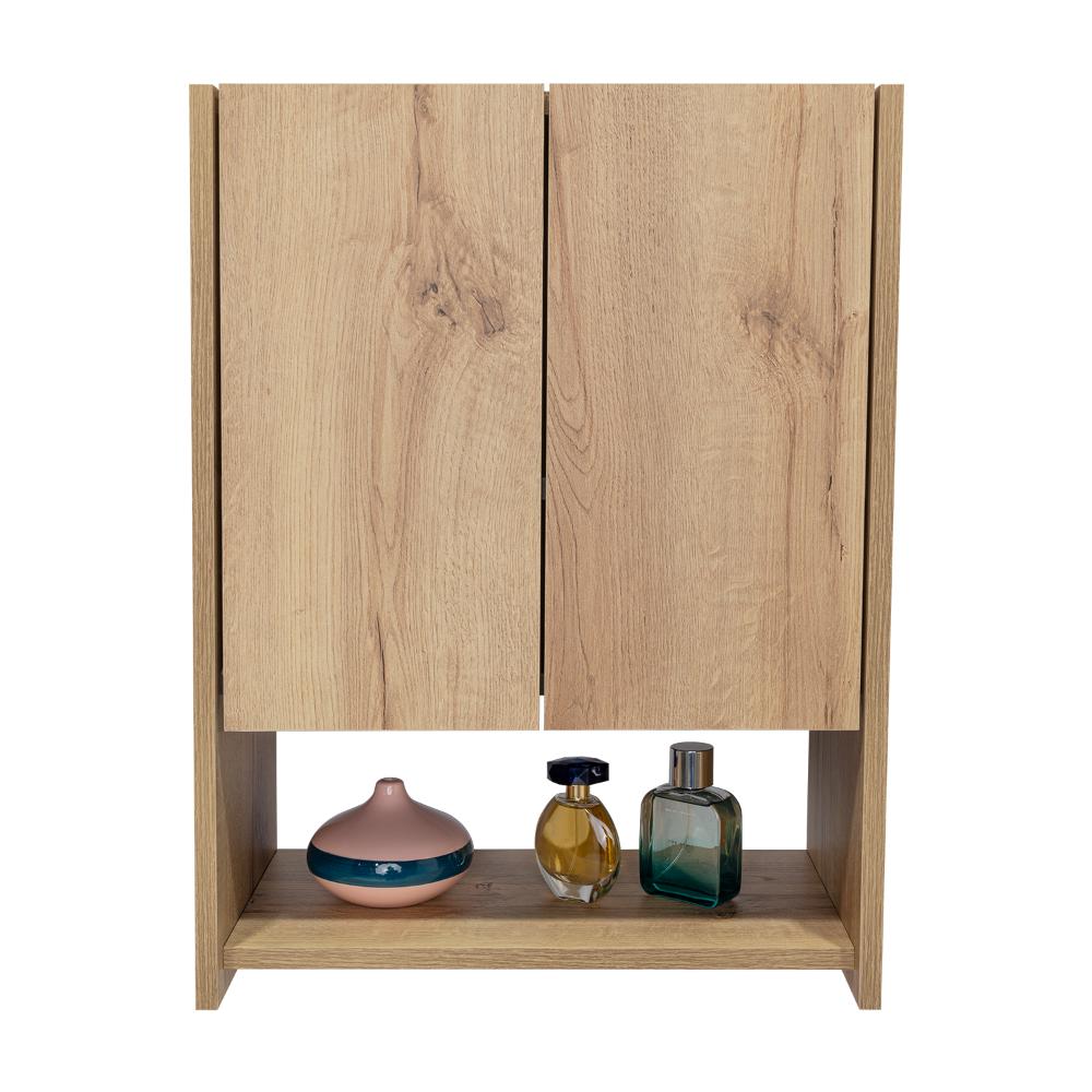 Botiquin Para Baño Ventus Con Espejo, Duna Y Plomo (vista 6)