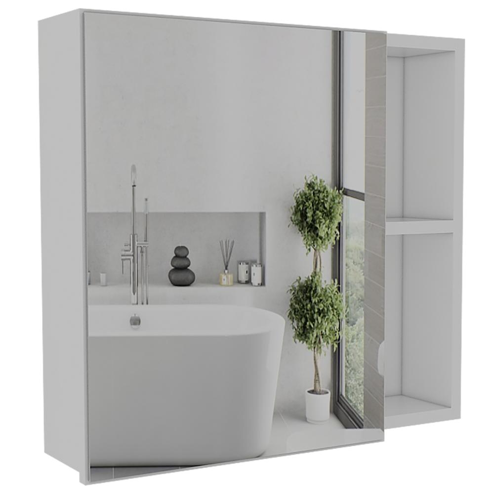 Botiquin Para Baño Omari Con Espejo, Blanco (vista 4)
