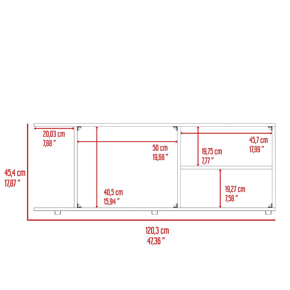 Rack para TV Wood, Nogal, Para Televisor Hasta 50 Pulgadas (vista 8)