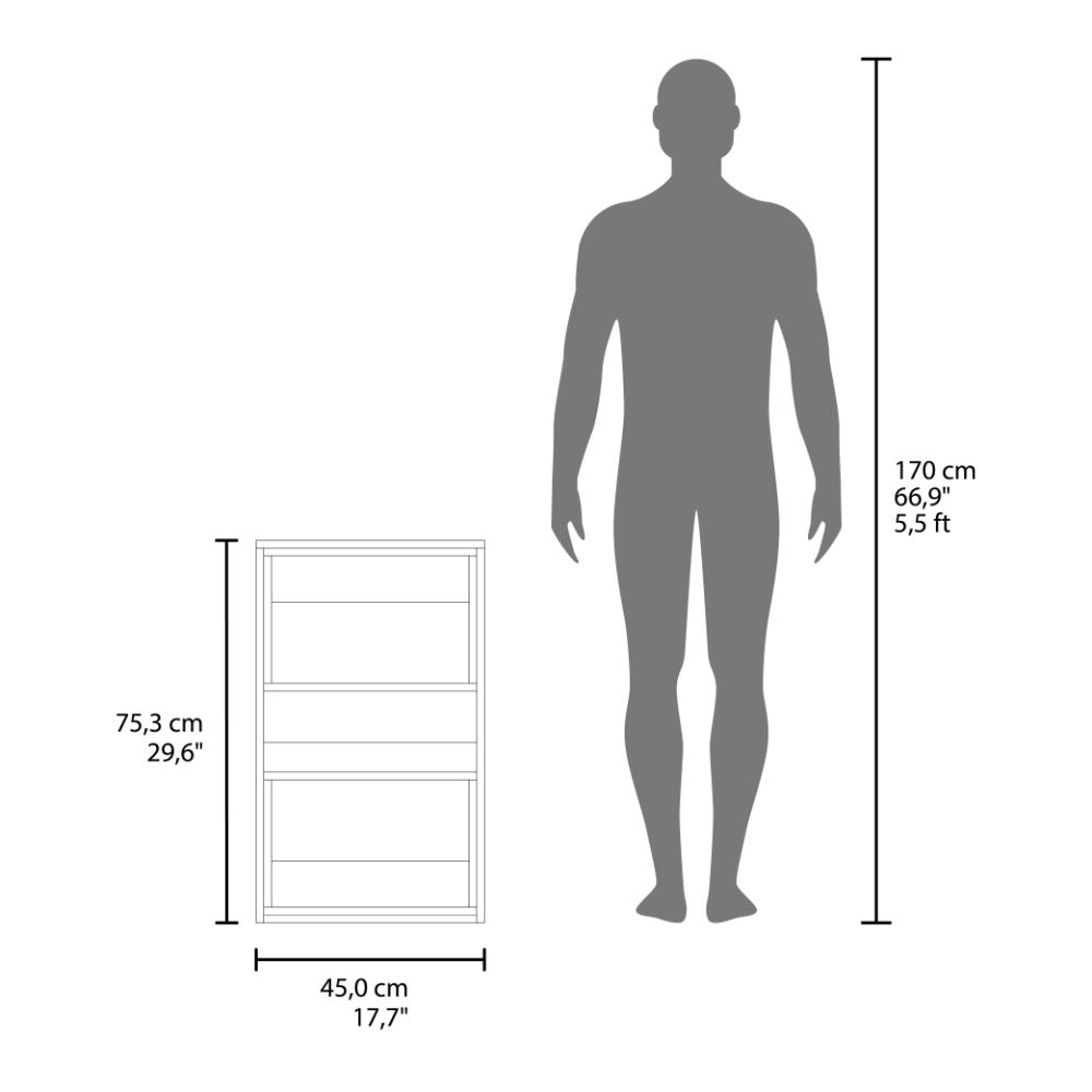 Mueble Auxiliar Muro Baño Eco, Wengue y Fresno Europeo, con superficies para ubicar objetos (vista 7)