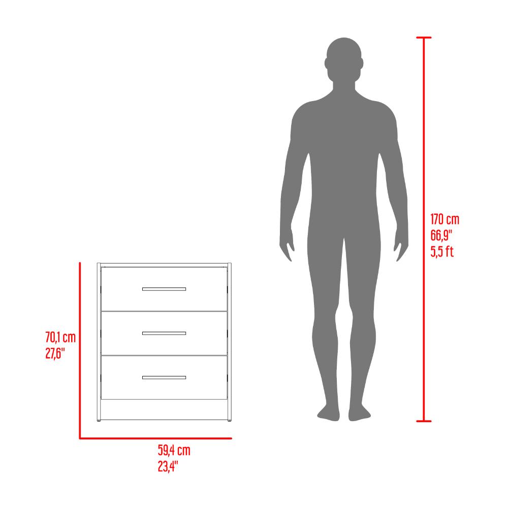 Combo para Habitación Sofi, Fresno Europeo y Blanco, incluye Closet -Organizador y Mesa de Noche (vista 7)
