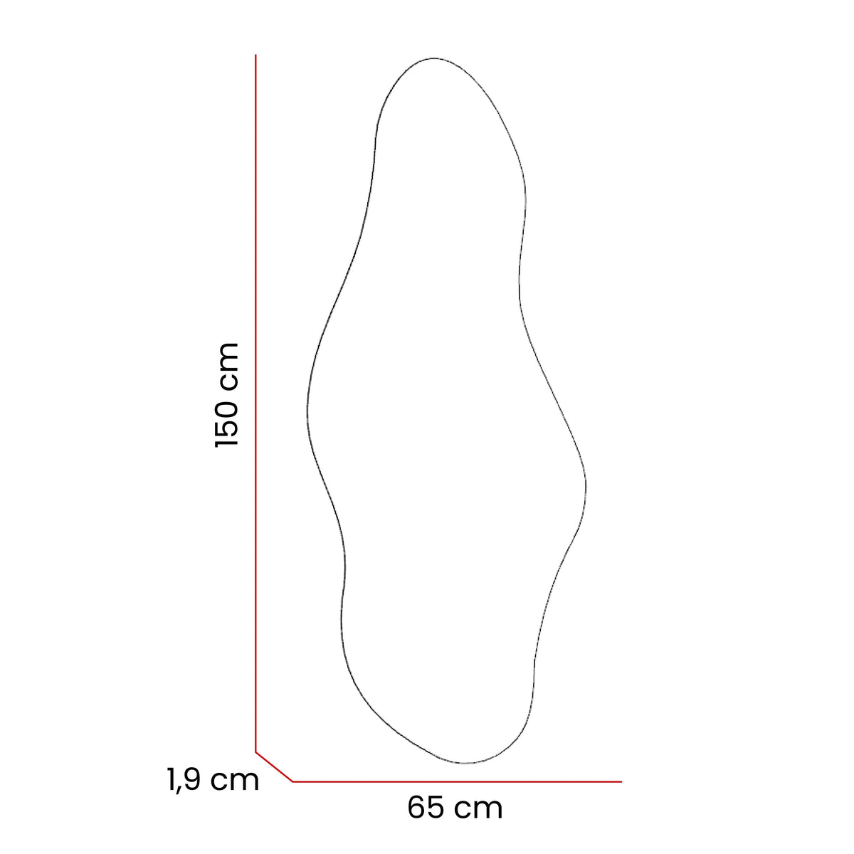 Espejo Aries, con forma irregular (vista 3)