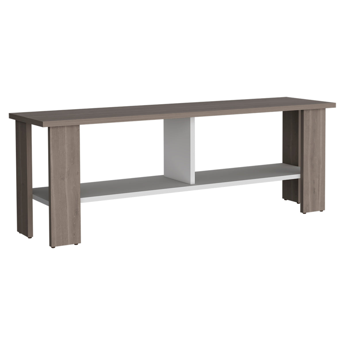 Rack Tv, Bardolino Y Blanco, Con Capacidad Para Televisor De 50 Pulgadas (vista 4)