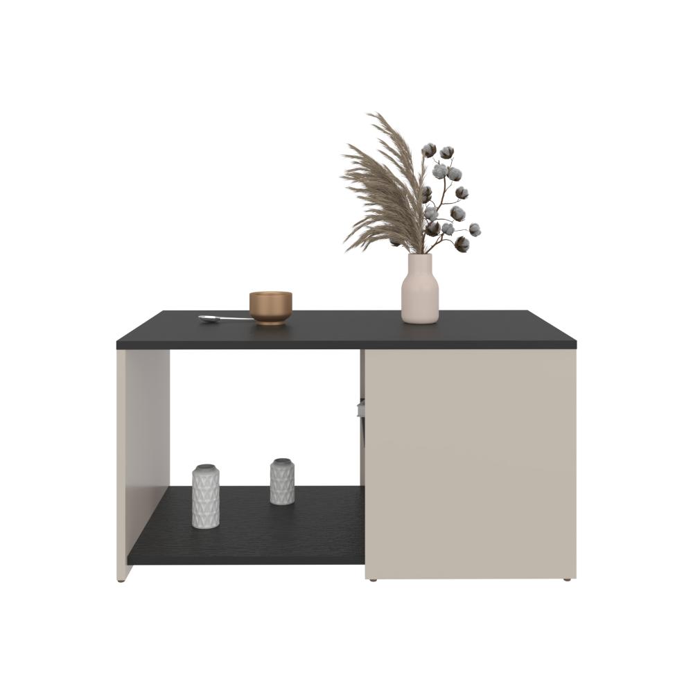 Mesa de Centro Ade, Capri y Wengue, con espacio para objetos decorativos (vista 3)