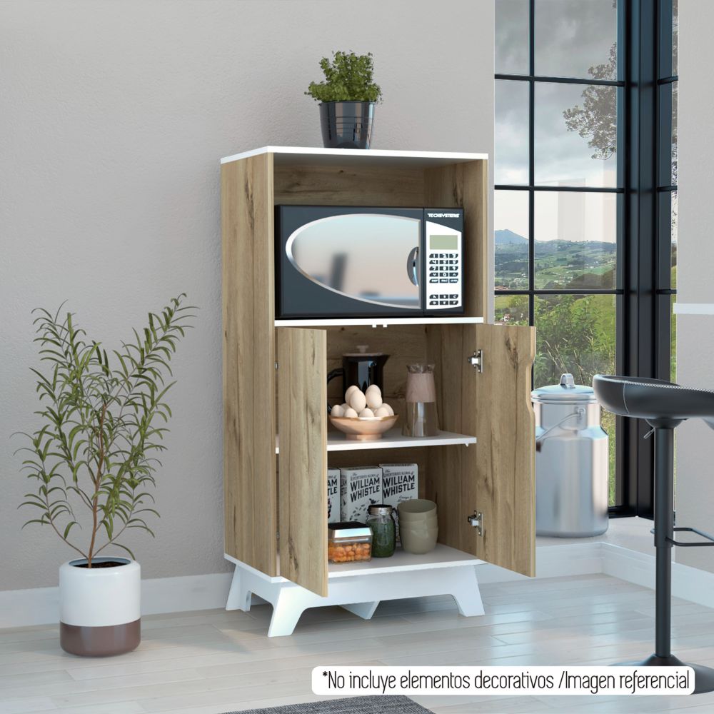 Mueble de Microondas Bajo BI Color Para Cocina