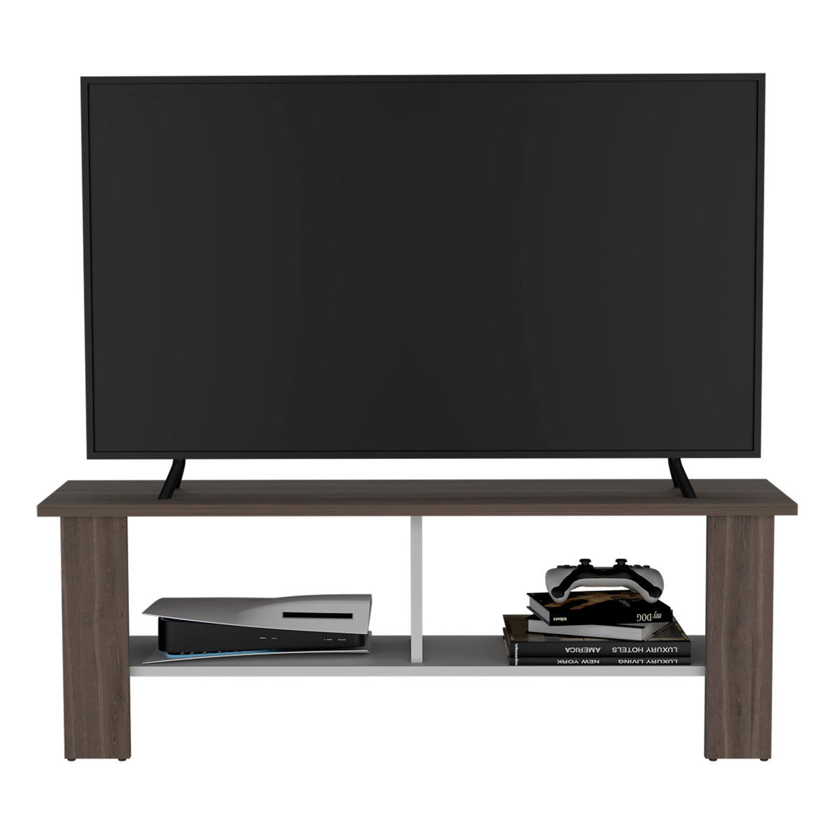Rack Tv, Milan Y Blanco, Con Capacidad Para Televisor De 50 Pulgadas (vista 3)