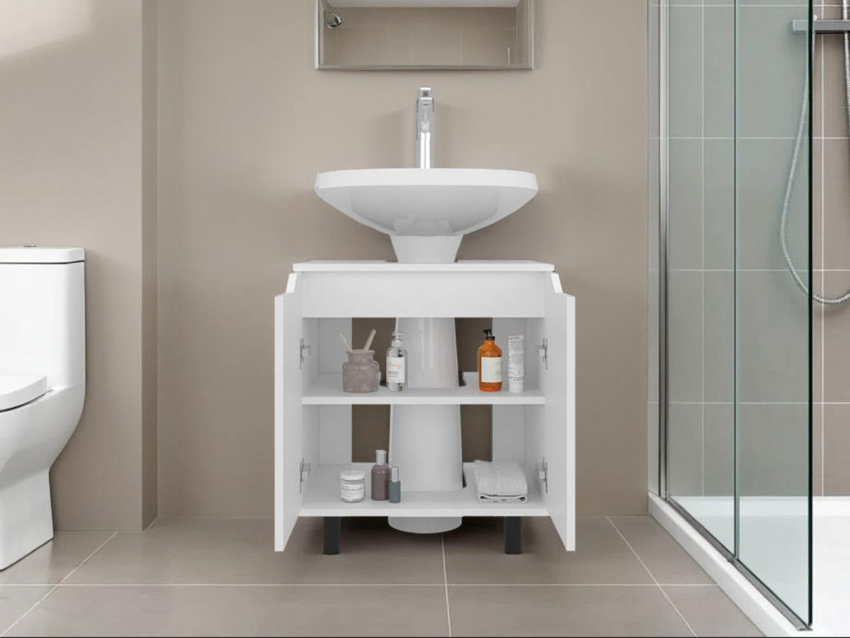 Mueble Para Lavamanos Marlo, Dos Puertas- Blanco (vista 2)