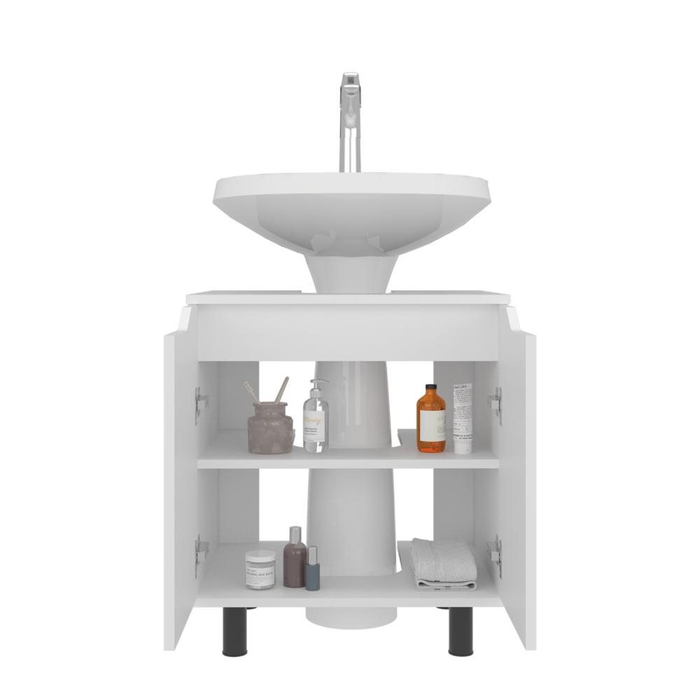 Mueble Para Lavamanos Marlo, Dos Puertas- Blanco (vista 4)