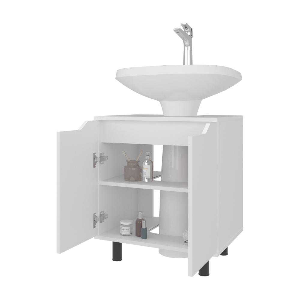 Mueble Para Lavamanos Marlo, Dos Puertas- Blanco (vista 3)
