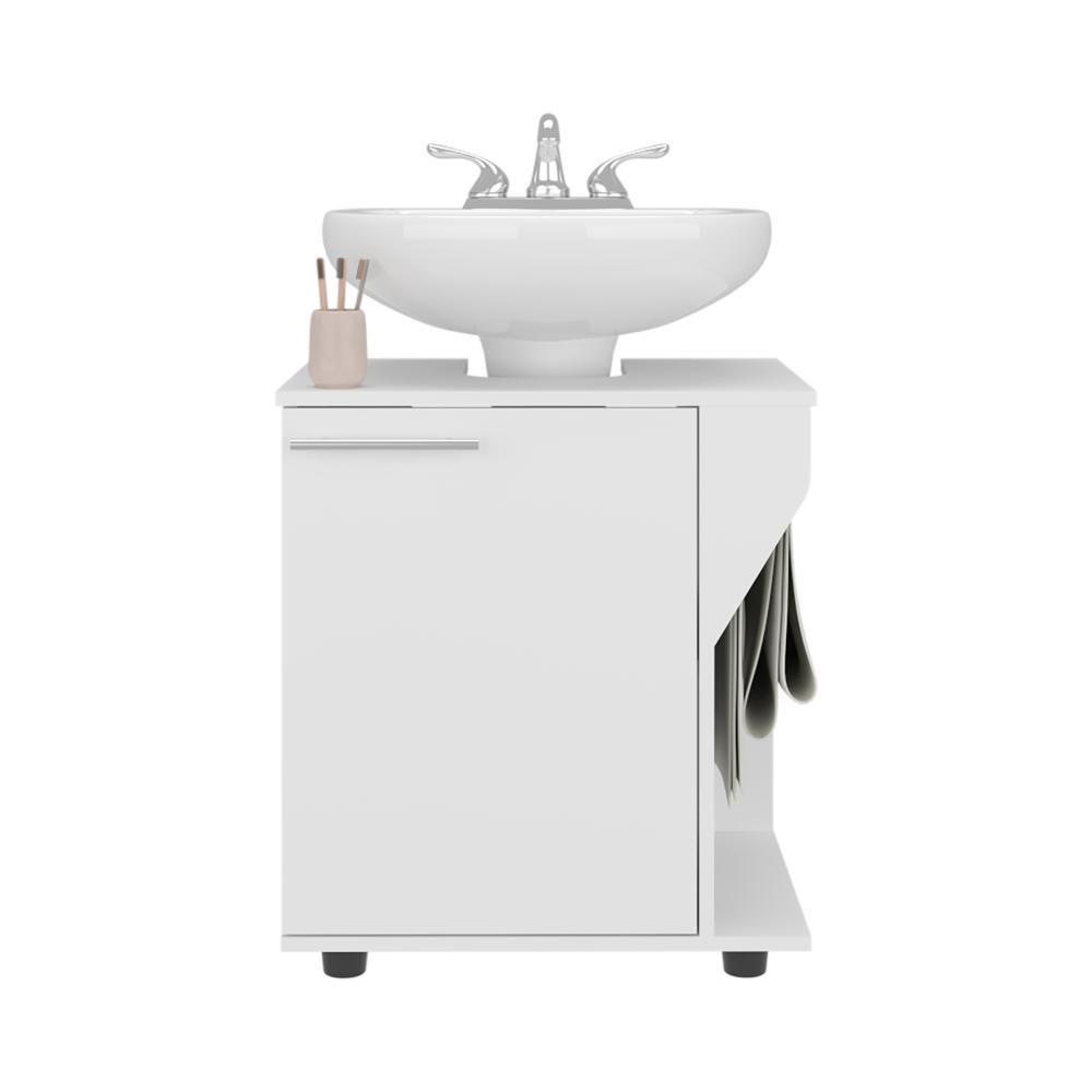 Mueble Para Lavamanos Phillips Con Una Puerta, Blanco (vista 3)