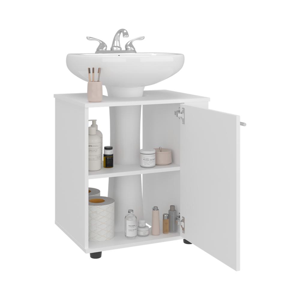 Mueble Para Lavamanos Phillips Con Una Puerta, Blanco (vista 4)