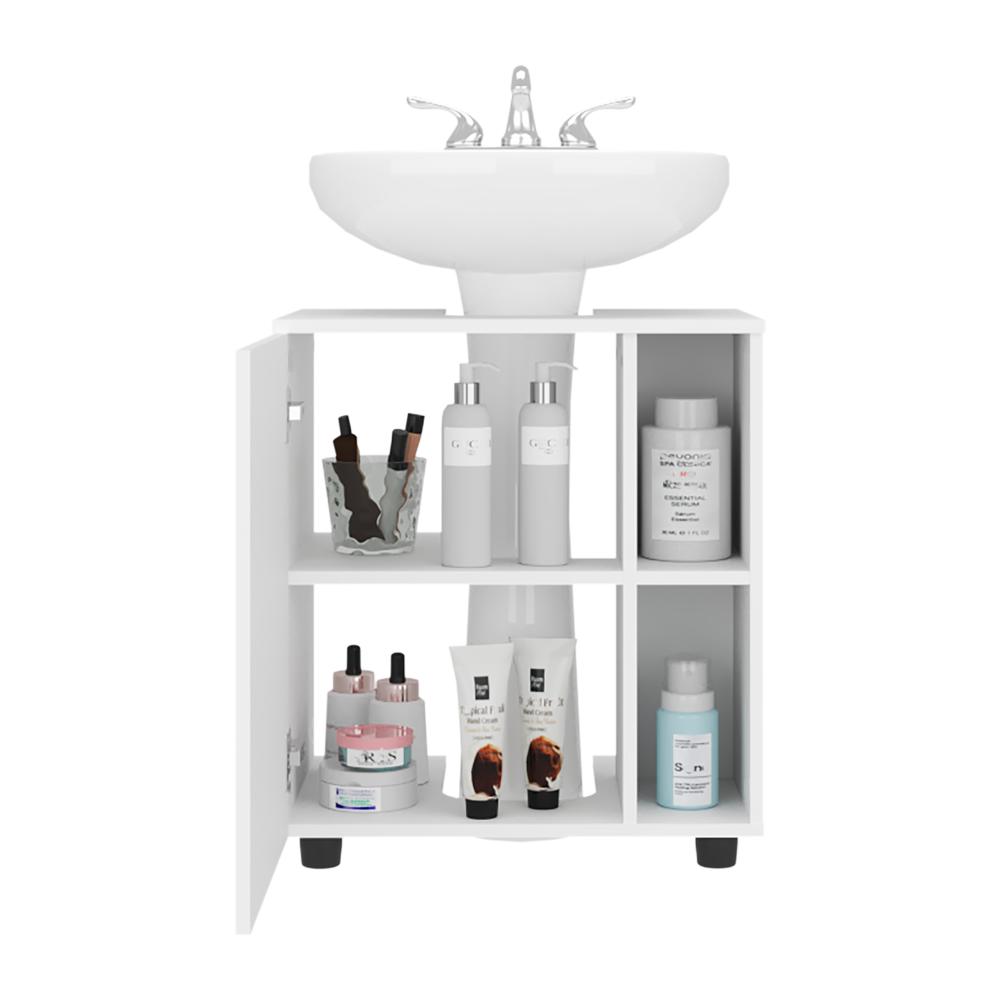 Mueble Para Lavamanos Pascuale, Una Puerta - Blanco (vista 5)