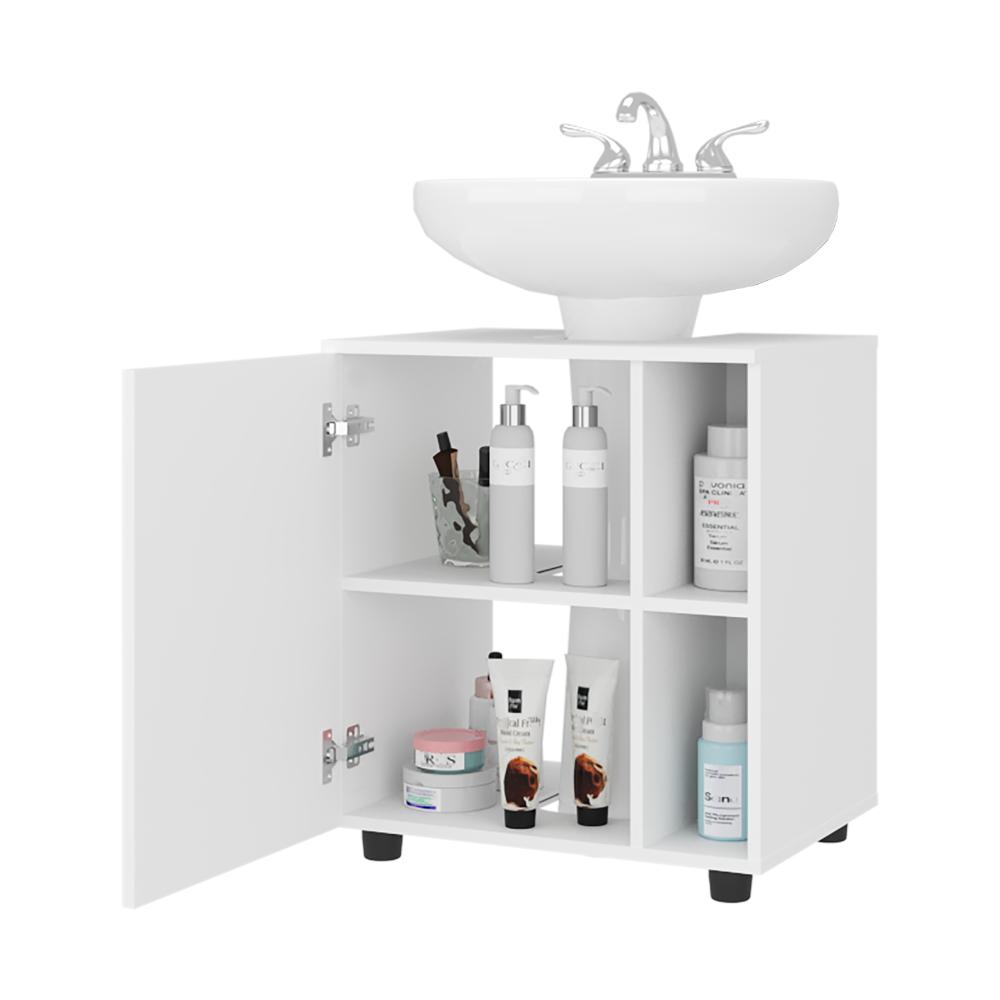 Mueble Para Lavamanos Pascuale, Una Puerta - Blanco (vista 4)
