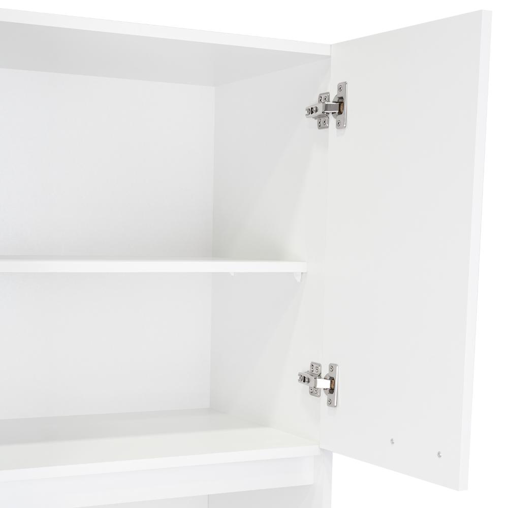 Módulo Microondas Ankara, Blanco, con Cuatro Puertas Abatibles y Amplio Espacio Para Almacenamiento (vista 11)