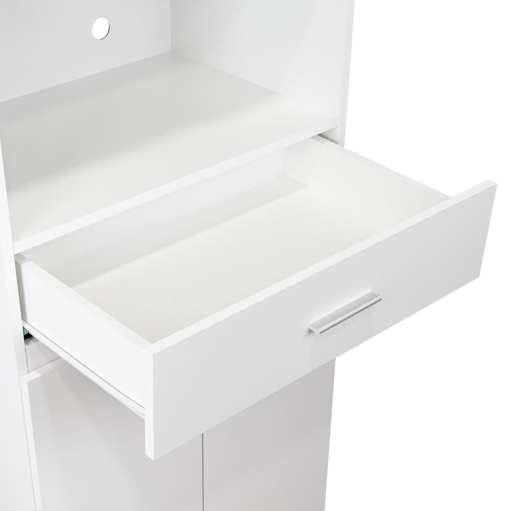 Módulo Microondas Ankara, Blanco, con Cuatro Puertas Abatibles y Amplio Espacio Para Almacenamiento (vista 12)