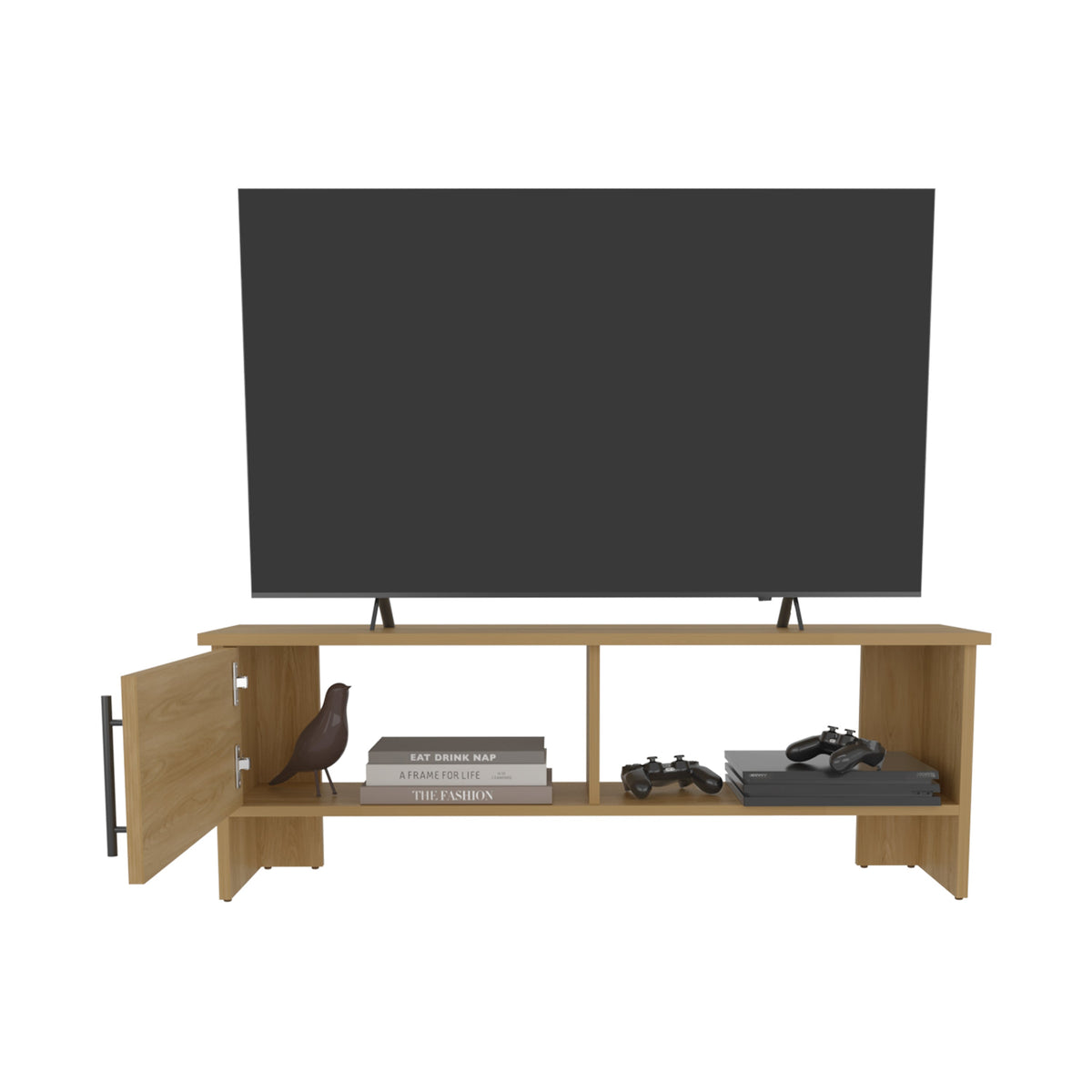Rack Tv 65" Navia 1 Puerta, Fresno (vista 6)