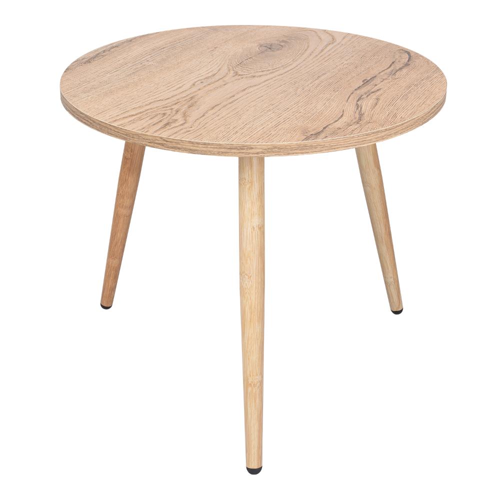 Mesa de Centro Zohi, Macadamia, con Diseño Redondo (vista 5)