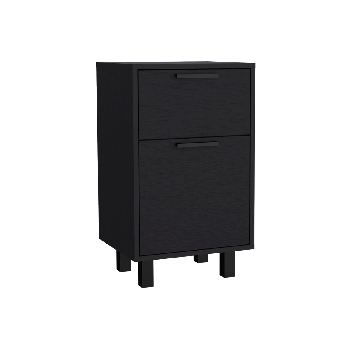 Velador Secret Z-81, Con Una Puerta Y Cajón Secreto, Wengue (vista 8)