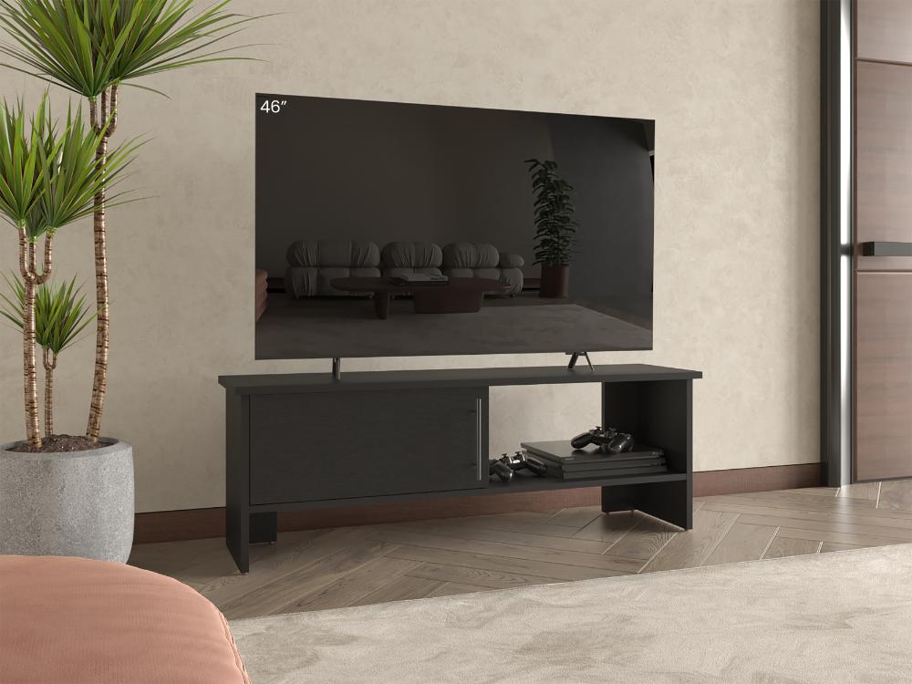 Rack Tv 65" Navia Una Puerta, Wengue (vista 2)