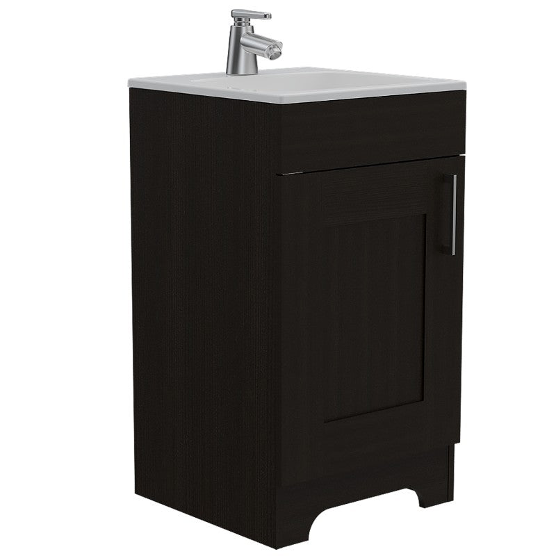 Mueble de Lavamanos Barcelona Color Wengue Para Baño