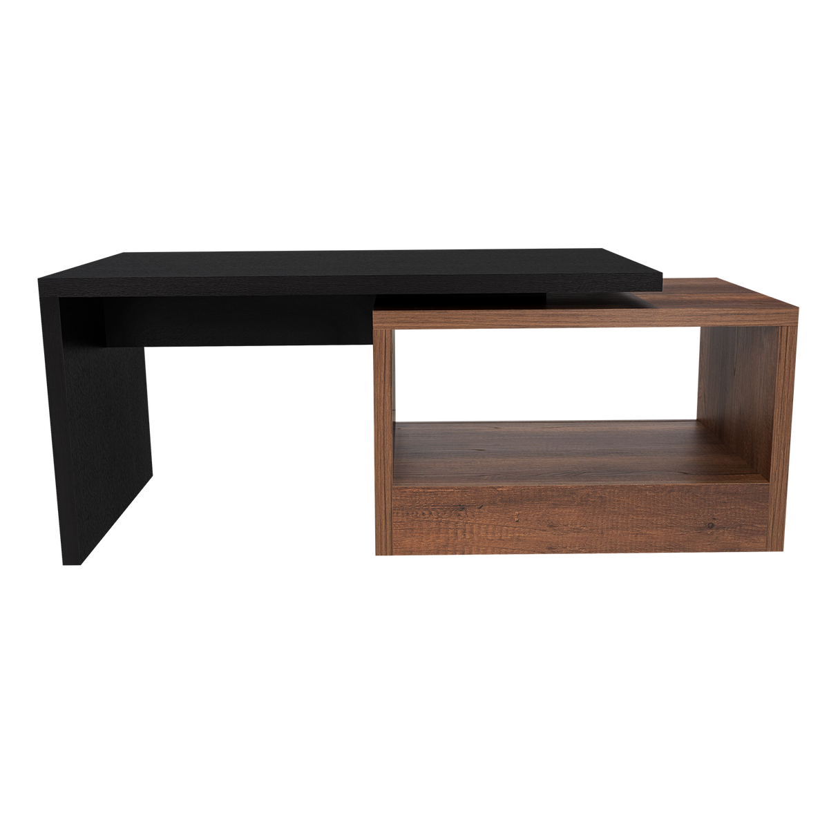 Mesa de Centro Wesley, Wengue y Cobre, con Amplio Espacio Ideal Para Ubicar Decoraciones (vista 7)