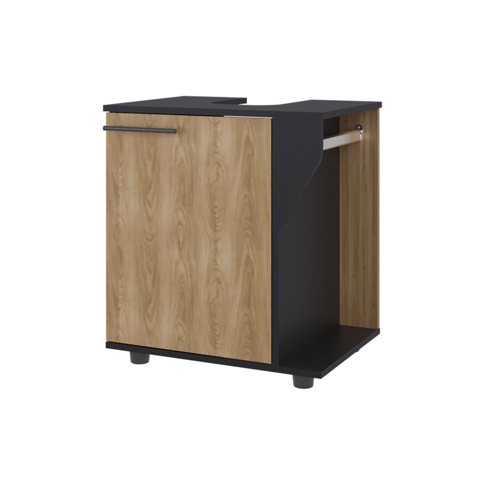 Mueble Para Lavamanos Phillips Una Puerta Wengue Y Fresno (vista 7)