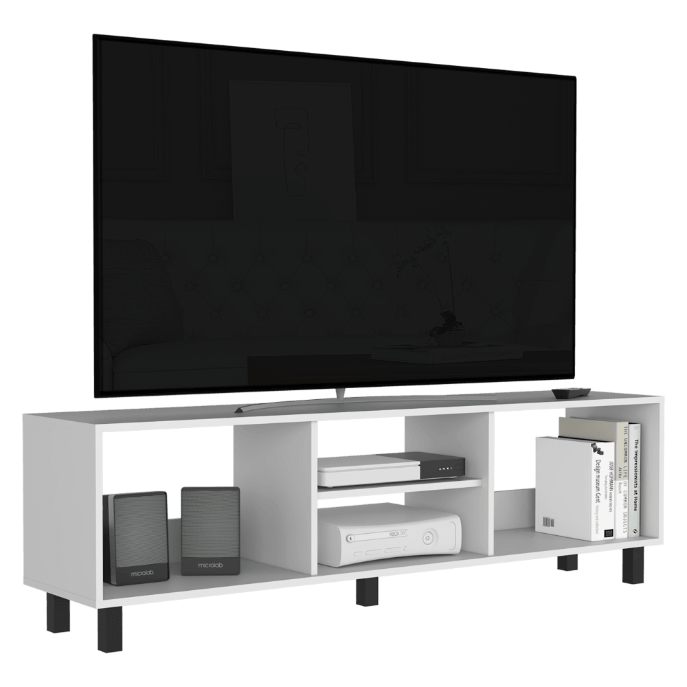 Mesa Para Tv Tunez, Blanco Duqueza, Para Televisor Hasta 70 Pulgadas (vista 3)