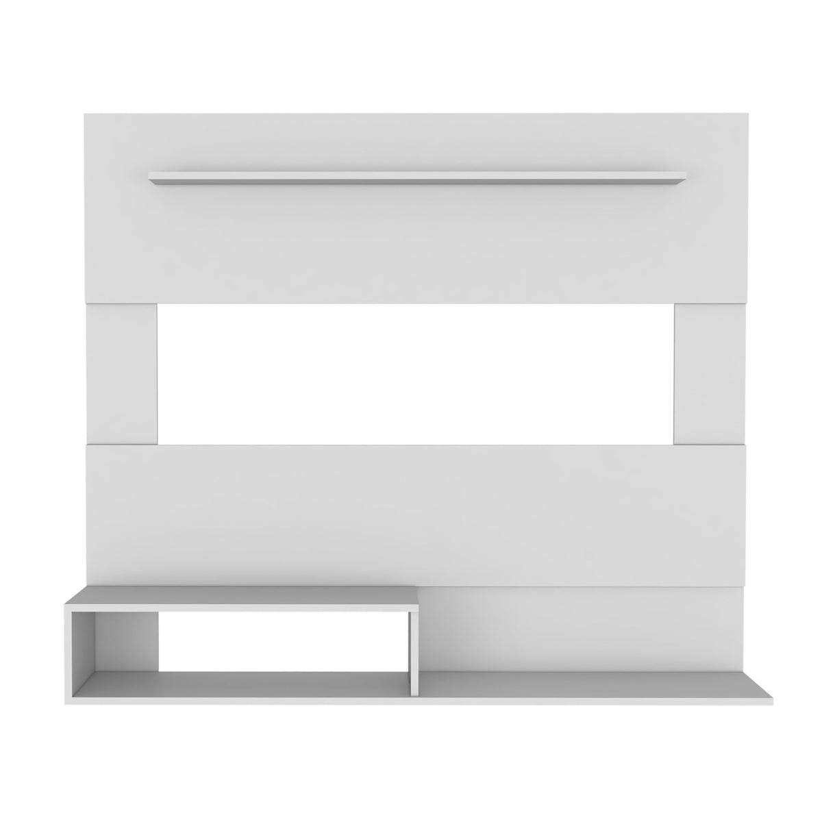 Panel de Tv Ascher, Blanco, con Espacio Para Televisor de Hasta 55 Pulgadas (vista 4)