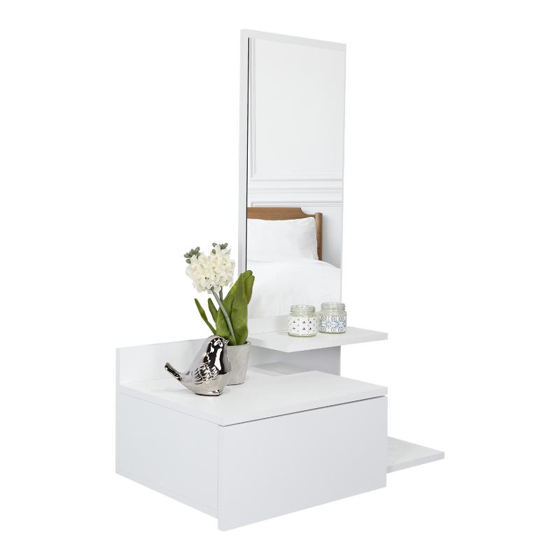 Mueble Recibidor Vienna, Recibidor Viena, Blanco, con un Cajón (vista 3)