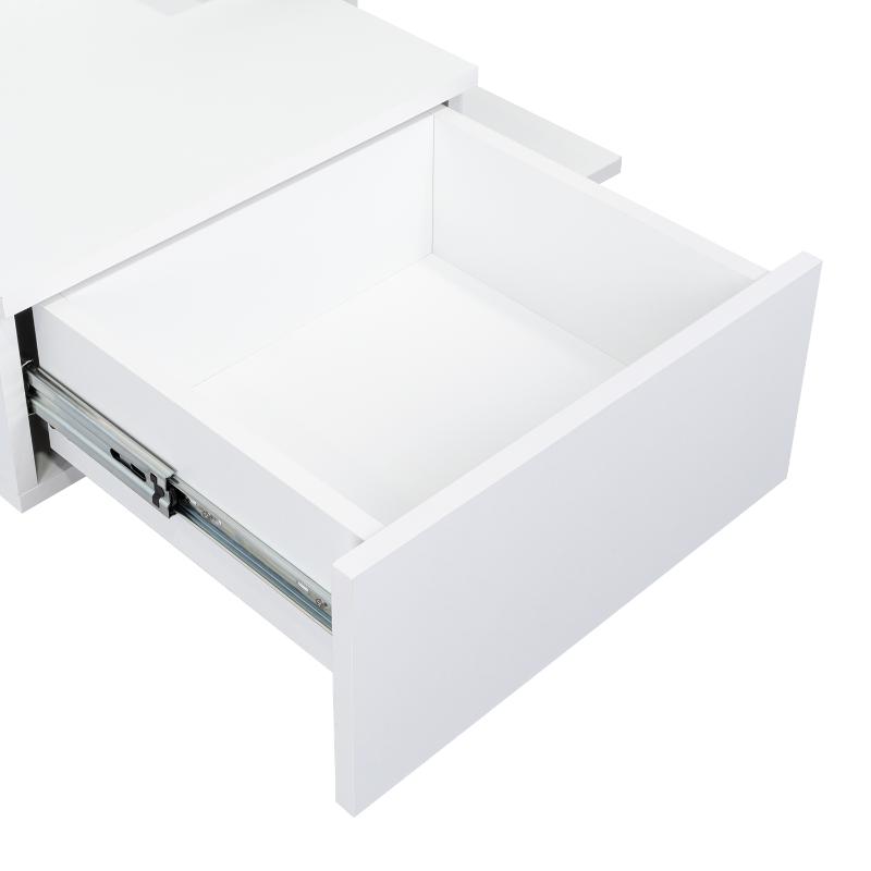 Mueble Recibidor Vienna, Recibidor Viena, Blanco, con un Cajón (vista 13)