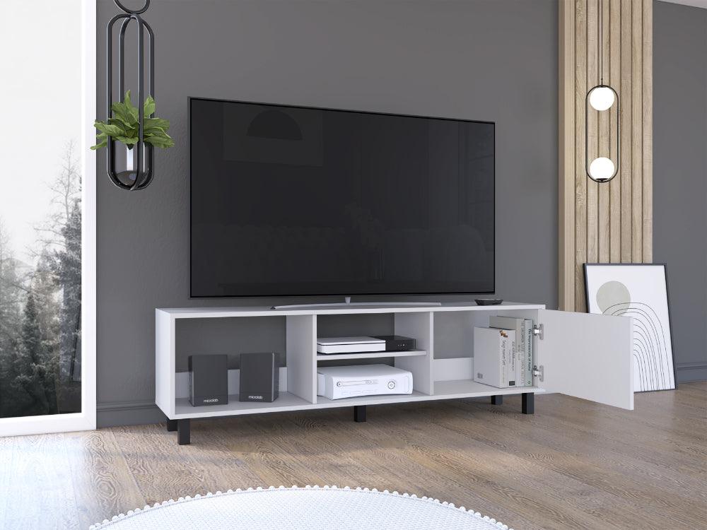 Rack Tv 65" Tunez Una Puerta, Color Blanco (vista 2)