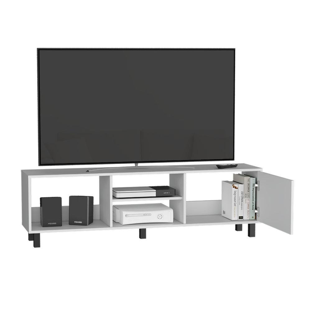 Rack Tv 65" Tunez Una Puerta, Color Blanco (vista 3)