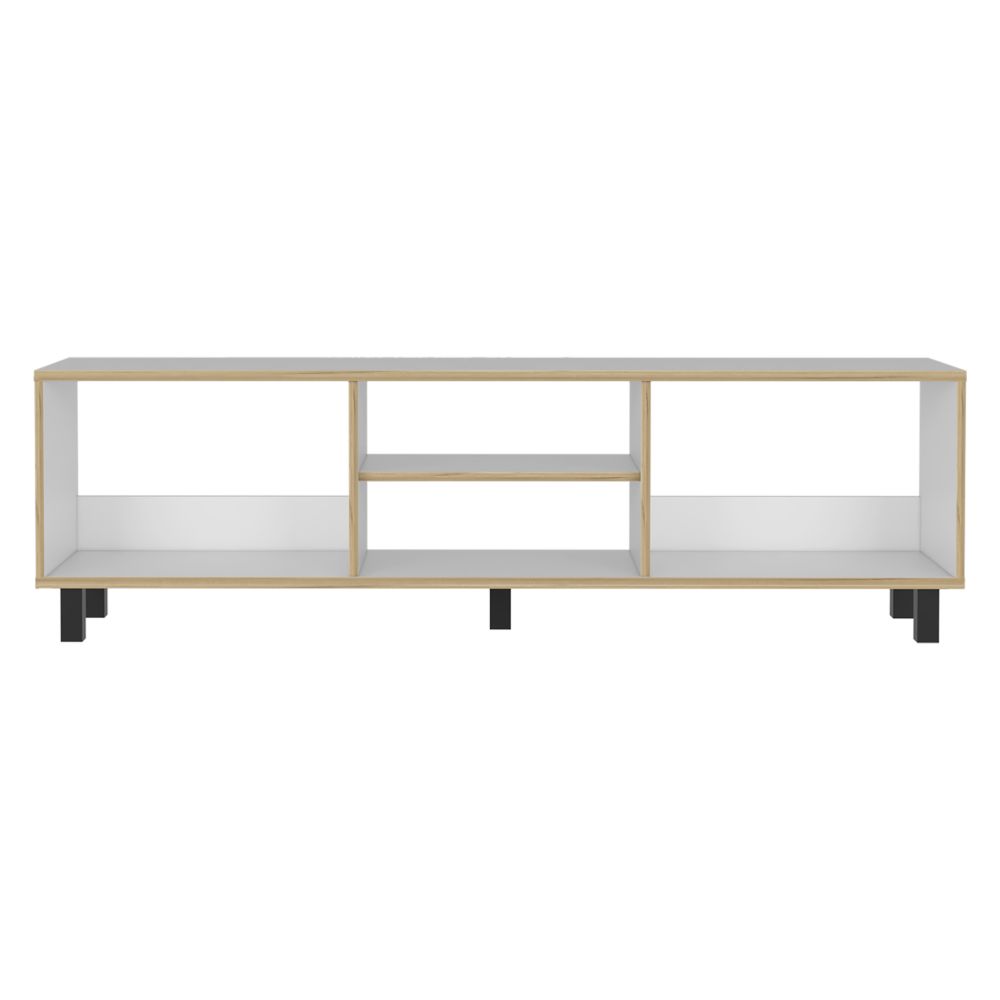 Rack para TV Nomik Texas Color Blanco Canto y Duna Para Sala De Estar