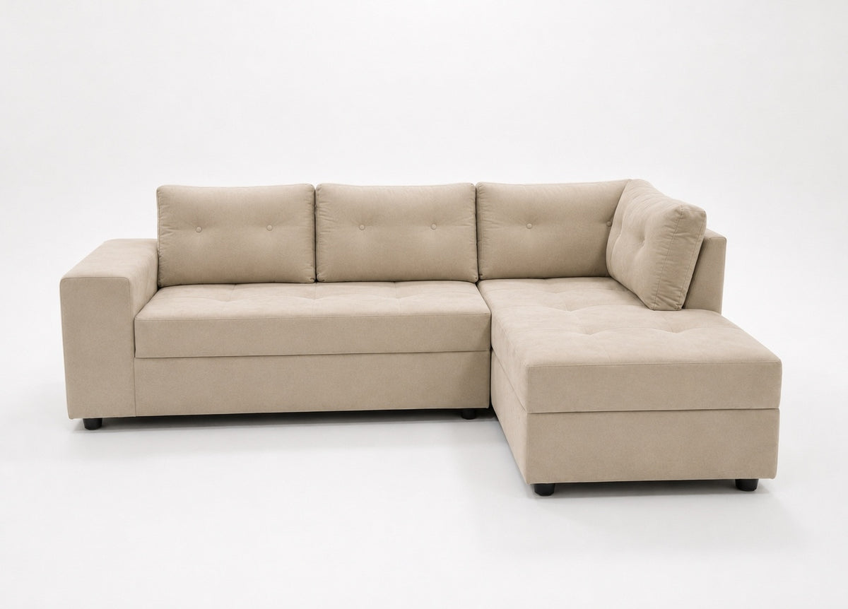 Sofa Seccional Praga Derecho Felpa