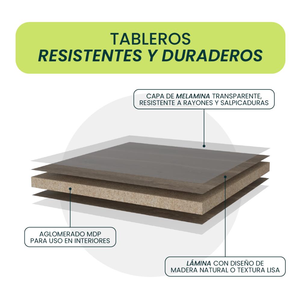 Rack para TV Wood, Nogal, Para Televisor Hasta 50 Pulgadas (vista 11)