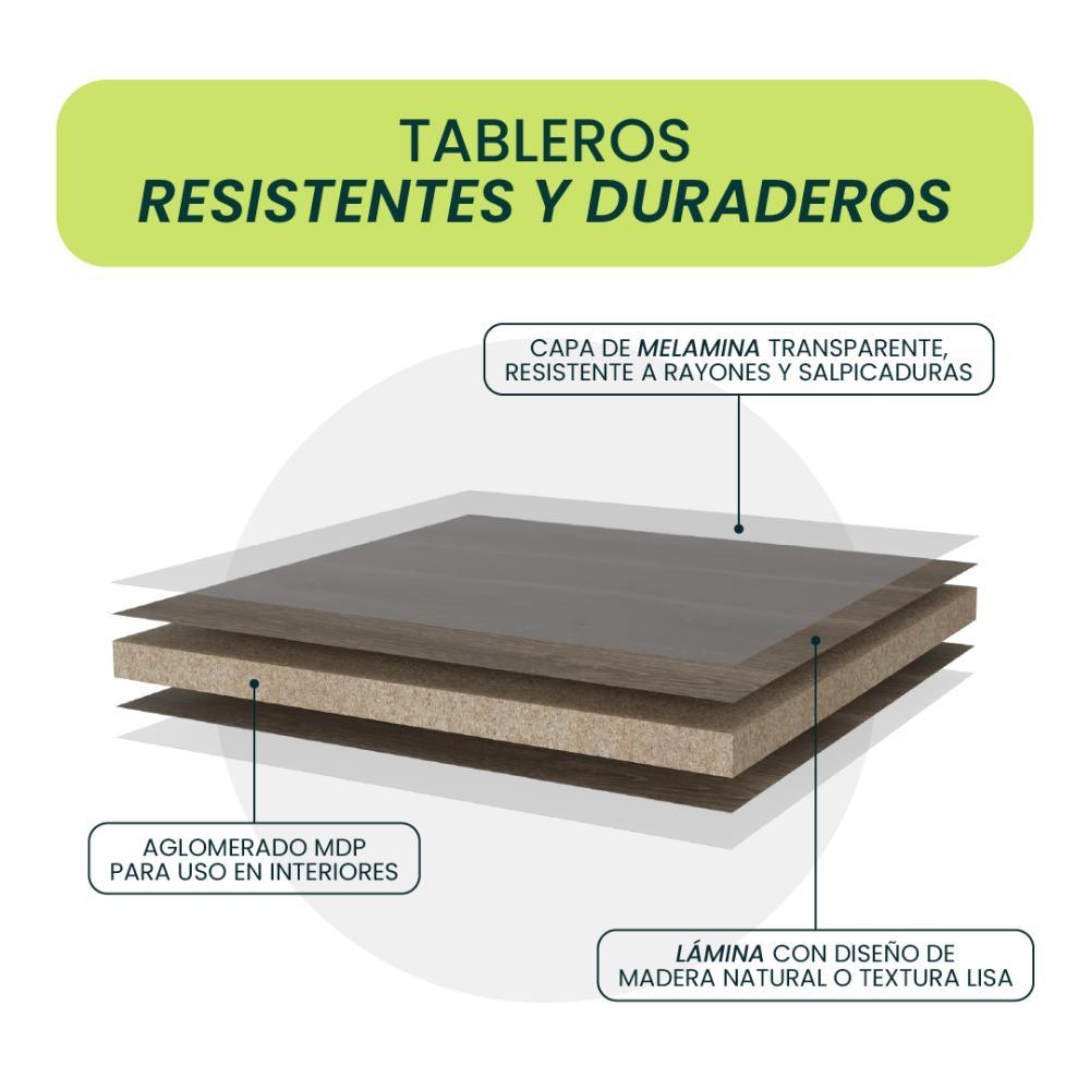 Repisa Esquinera Garden, Color Wengue (vista 11)