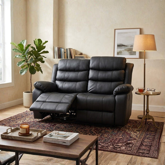 Sofá Reclinable Palma 2  cuerpos PU